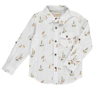 Henry the Dog Button Down
