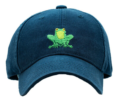 Baseball Cap - Frog on Navy