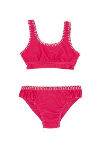 4 THE FRILL OF IT BIKINI, Size: 10, Colour: CORAL