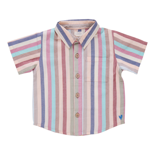 Jack Vintage Stripe Shirt, Colour: Multi, Size: 6Y