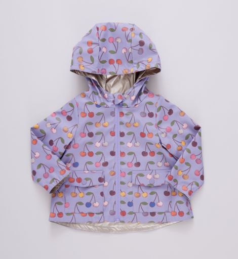 Rafa Rain Coat - Lavender Cherry
