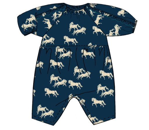 Katya jumper - Wild Horses, Size: 6/12M