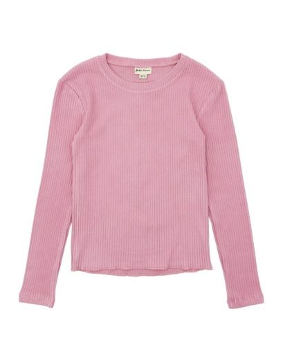 BLAKE LS RIB TOP, Size: 8-9Y, Colour: MISTY MAUVE