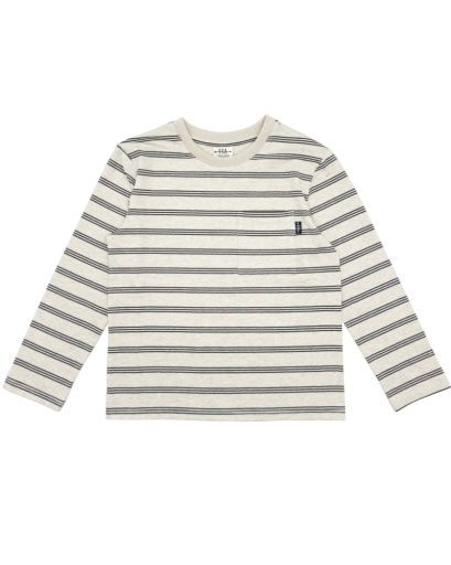 BANKS STRIPE LS TEE