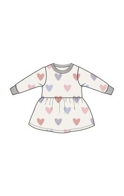 Hearts -French Terry  Dress