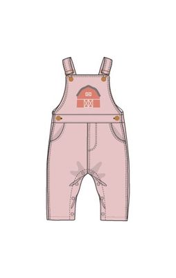 Little Farm - Corduroy - Veiled Pink Classic Overall Set