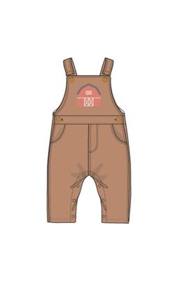 Little Farm - Corduroy - Chocolate Malt Classic Overall Set