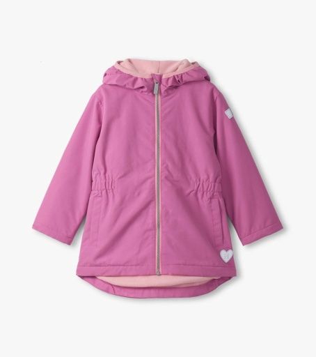 Heart Swans Colour-Reveal Field Jacket