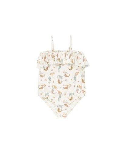 RUFFLE ONE-PIECE || MERMAIDS, Colour: IVORY, Size: 6-12M