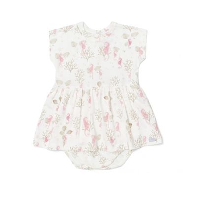 Seahorse Bamboo Skirted Bodysuit
