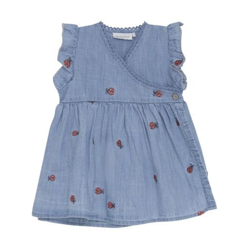 CHAMBRAY Ladybug Dress, Size: 3m