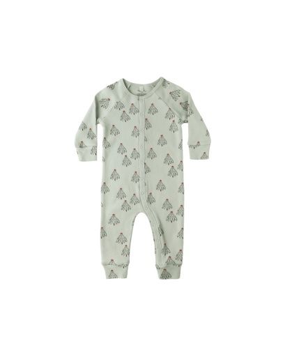 ORGANIC LONG JOHN PAJAMAS || TREES, Size: 0-3M