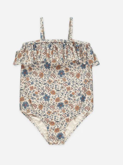 RUFFLE ONE-PIECE || GARDENIA