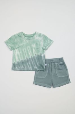 SEAWEED TIE DYE TEE SET