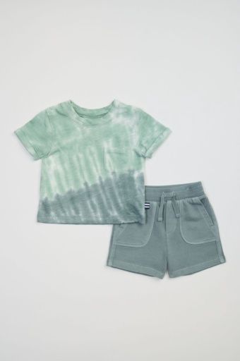 SEAWEED TIE DYE TEE SET