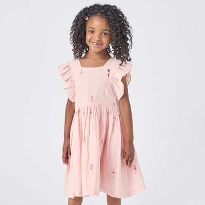 Elsie Ballerina Embroidery Dress