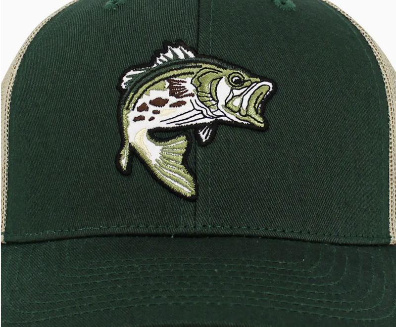 Bass Fish Trucker Baseball Hat