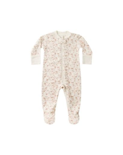 ZIP LONG SLEEVE SLEEPER FOOTIE || FRENCH GARDEN, Size: 0-3M