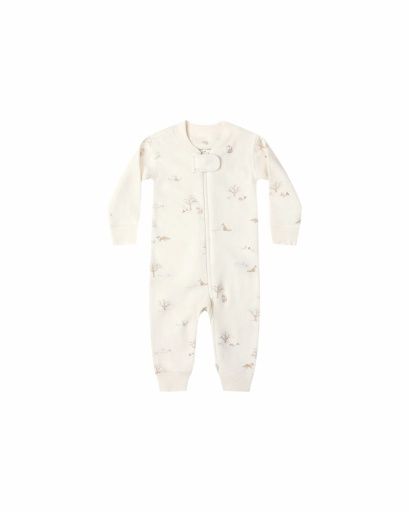 ZIP LONG SLEEVE SLEEPER || FOX LAND, Size: 0-3M