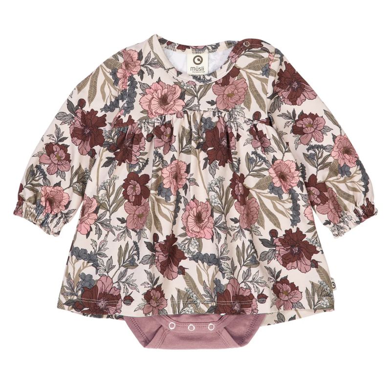 Bliss L/S Skirted Bodysuit