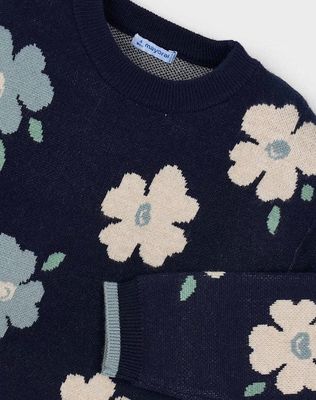 Jacquard Floral Sweater / Legging Set