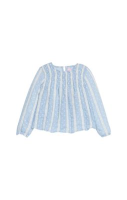 Anita Top - Sky Dobby Stripe