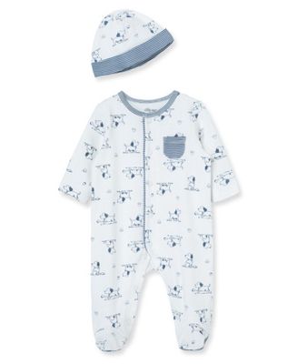 Puppy Toile Footy/Hat