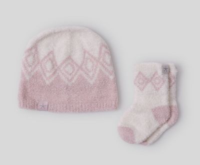 CCL Baby Fair Isle Beanie and Sock Set
