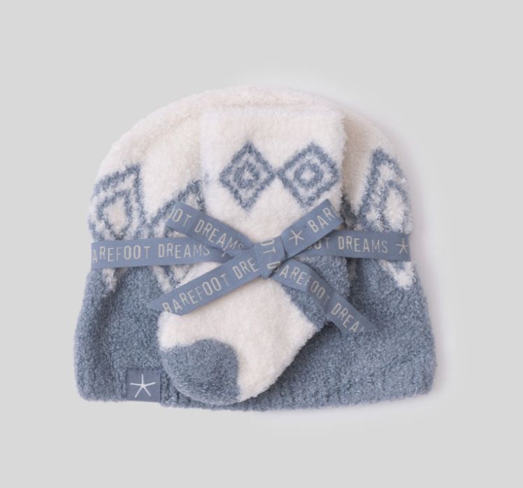 CCL Baby Fair Isle Beanie and Sock Set