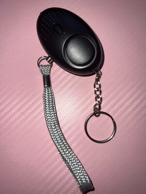 Porte clé lampe/alarme auto défense