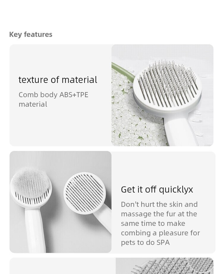 Cat Comb Hair Removal Pet Magic Comb