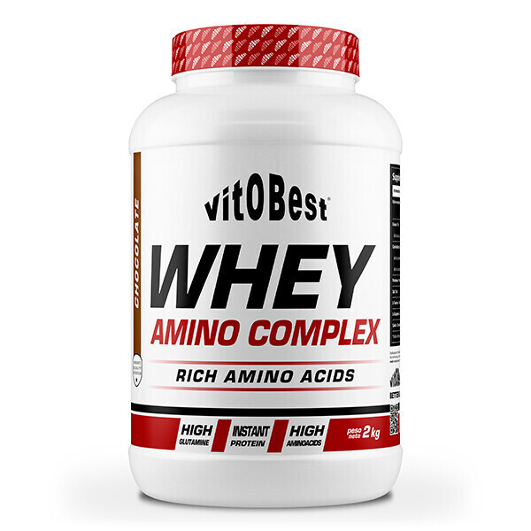 Whey Amino Complex - 2kg, Sabor: Chocolate, Marca: Vitobest