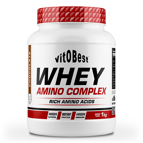 Whey Amino Complex, Sabor: Chocolate, Marca: Vitobest, Tamaño: 1 kg