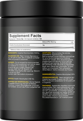 Dedicated Creatine Monohydrate