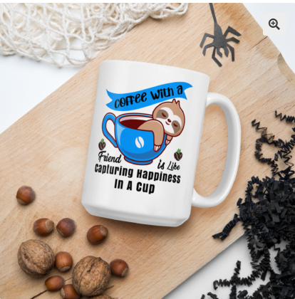 Happiness Mug White glossy mug