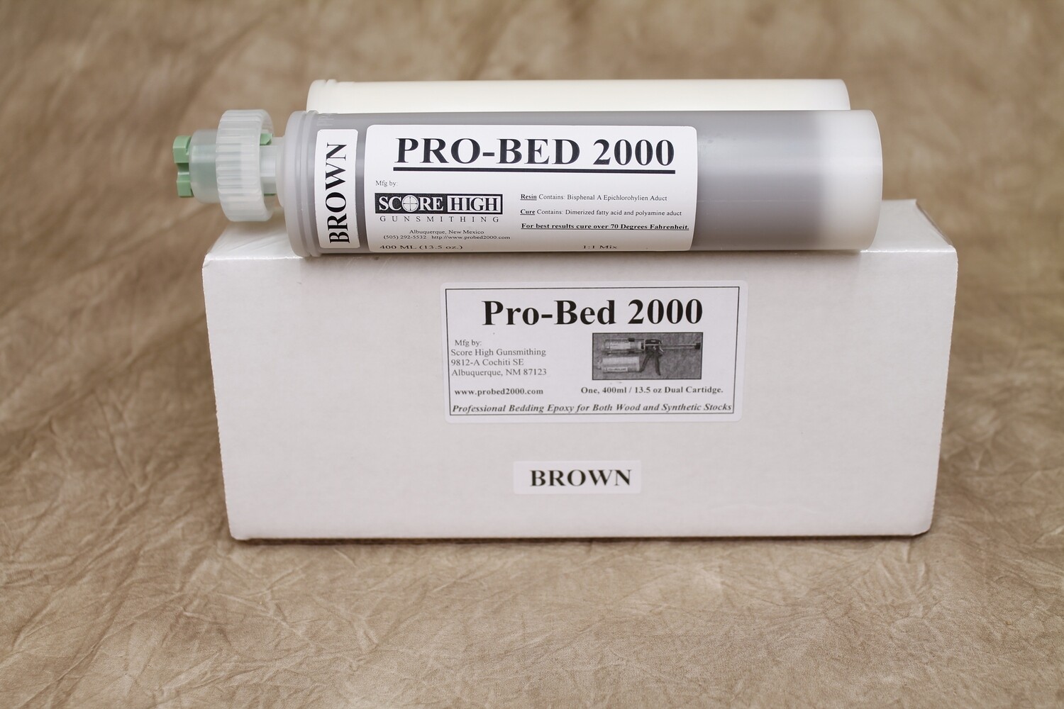 Score-High Pro-Bed 2000 2oz Single Rifle Bedding Kit Brown