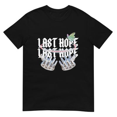 Stylish Black Graphic Tee for Men - &quot;Last Hope&quot; Design