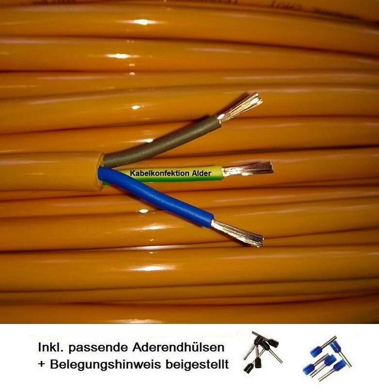 Purkabel 3x1,5mm2 H07BQ-F Preis pro Meter, Sonderpreise für 50m und 100m Ring