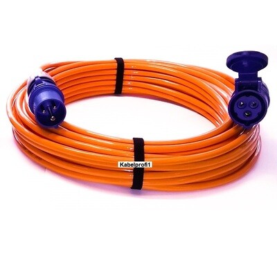 Camping Kabel Caravankabel 5m Purkabel 3x2,5mm2 CEE16-3 IP44