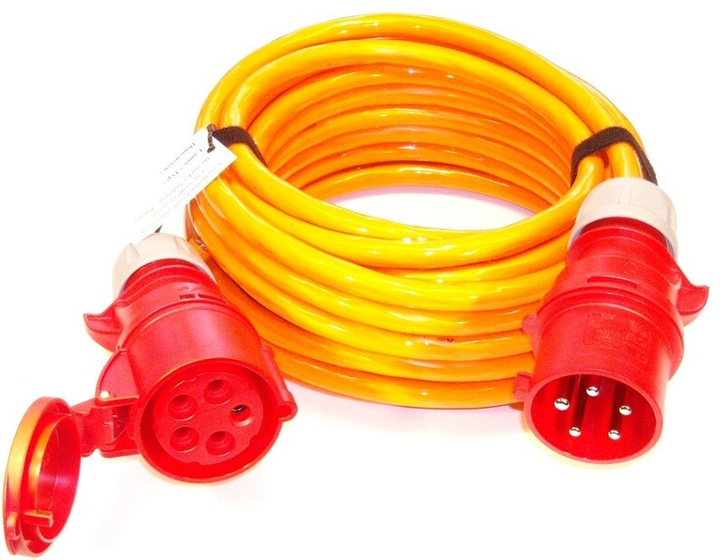 Pur Verlängerungskabel CEE16-5 IP44 5x2,5mm2 10 Meter nur 75.-