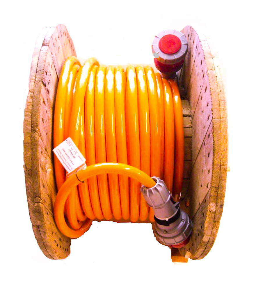 Purkabel CEE63 auf Holzbobine 60m 5x16mm2 IP66/67 nur 1359.-