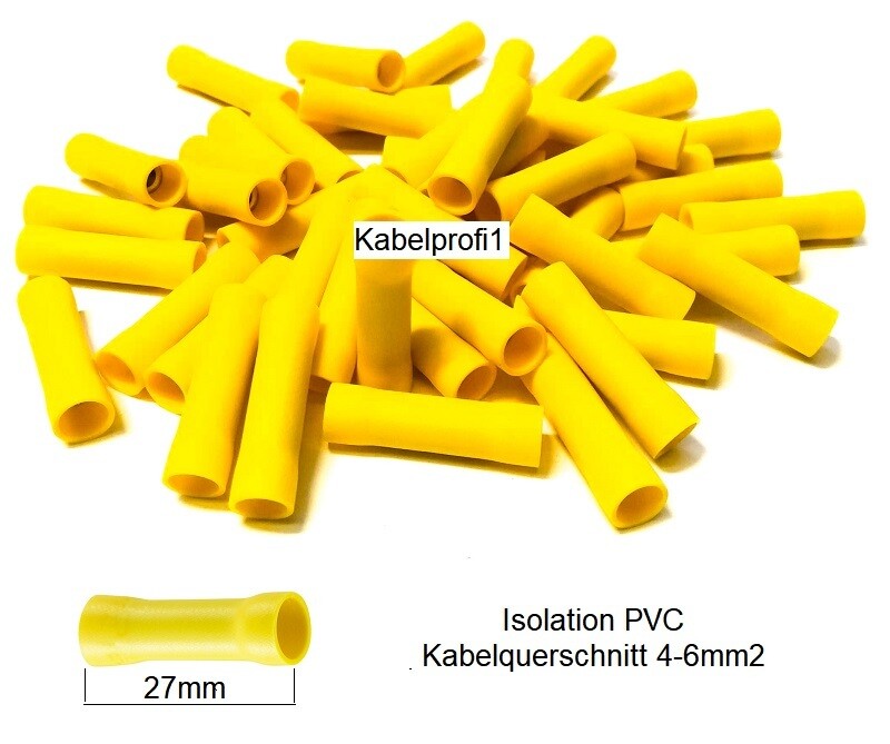 Stossverbinder 4-6mm2 Isoliert PVC 30-Stück nur 9.-