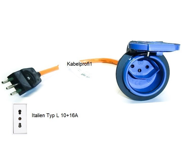 Italien Adapter zu T13 Ideal für original Tesla Ladegeräte 1.+2.Generation ab 33.90.-