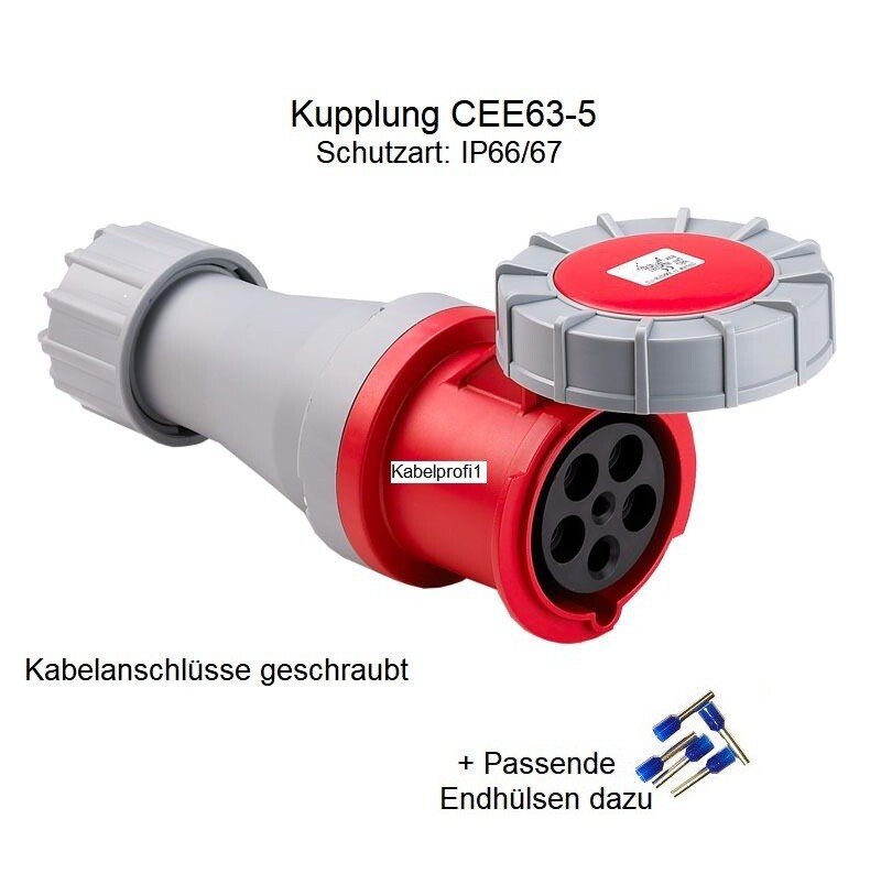 Kupplung CEE63-5 IP66/67 nur 49.90