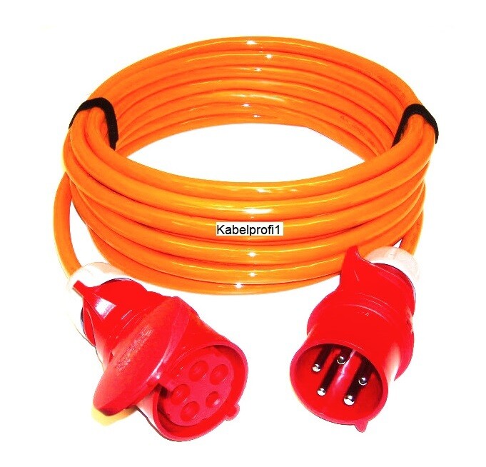 Verlängerungskabel CEE16-5 5x2,5mm2 Purkabel 15m bis 11kW nur 94.-