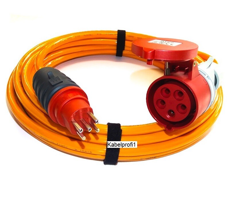 Pur Verlängerungskabel T25 IP55 auf CEE16-5 IP44 Purkabel 5x2,5mm2 ab 65.-