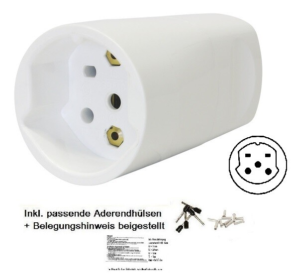 Kupplung T15 IP20 230-400V weiss