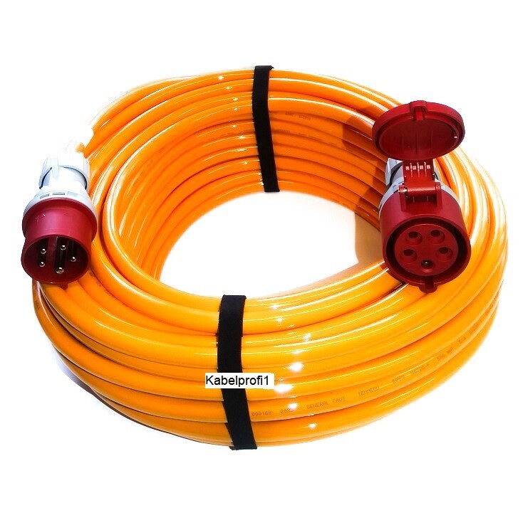 Purkabel CEE32-5 IP44 5x6mm2 bis 22kW 30 Meter