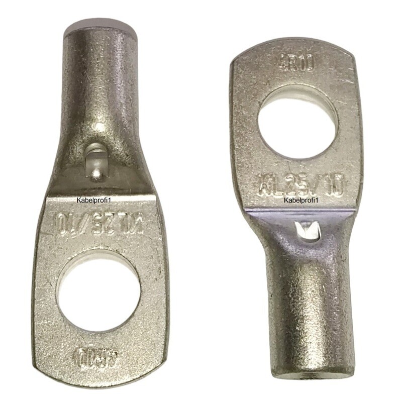 Rohrkabelschuh 25mm2 M10 stabil Klauke pro Stück