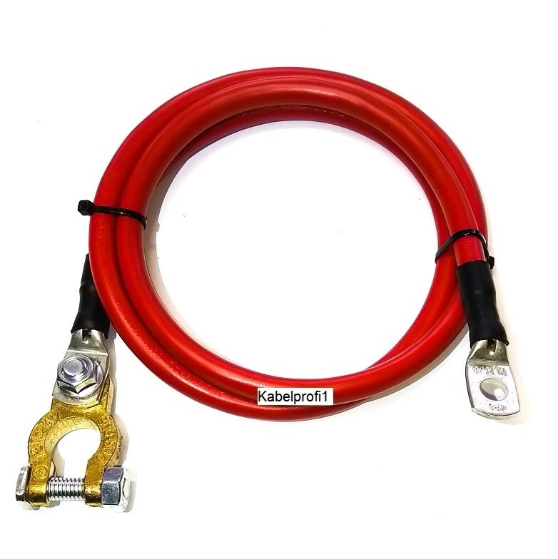 Batteriekabel Akkukabel 25mm2 M8 mit Polklemme Plus div. Längen ab 27.90.-